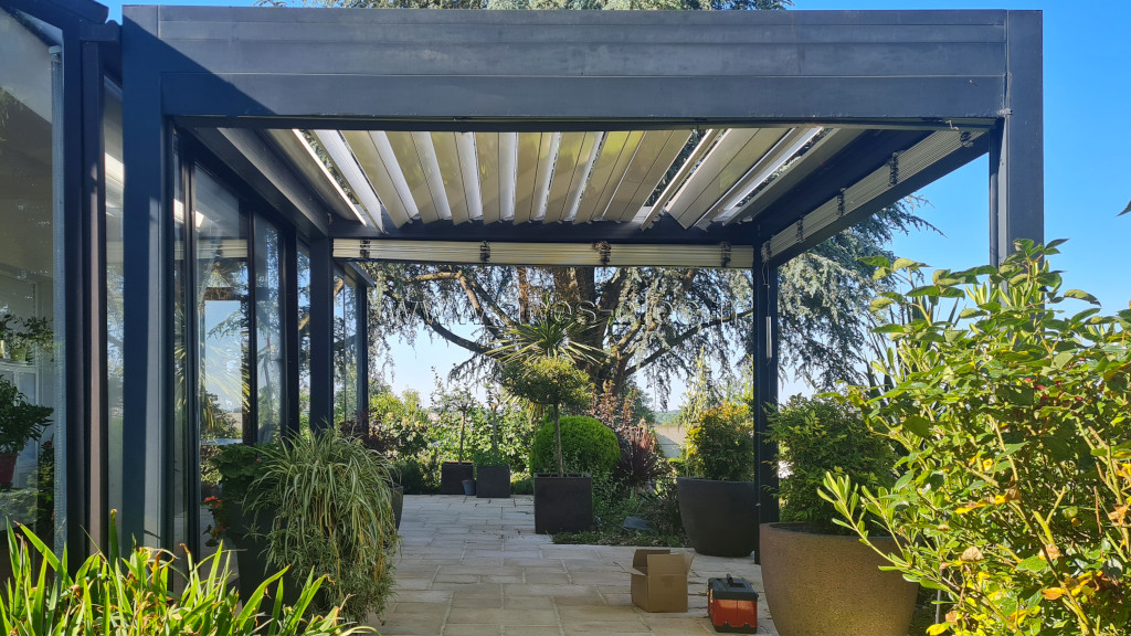 réparation d'une pergola bioclimatique à cholet