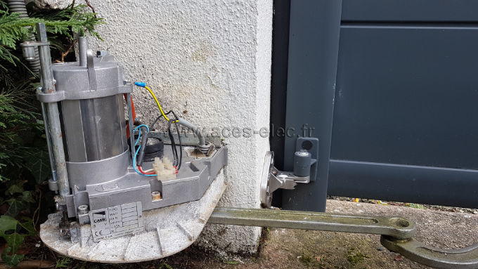 depannage portail électrique came