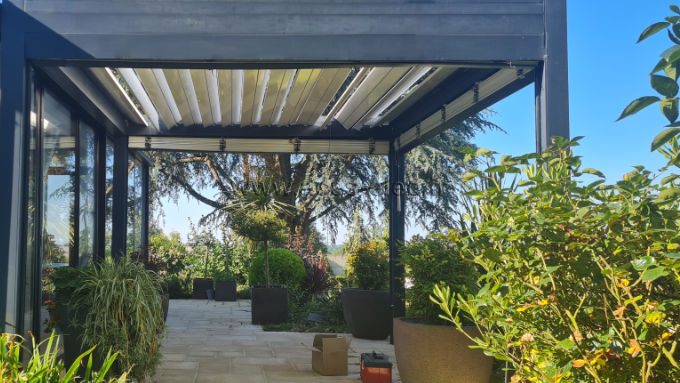 réparation d'une pergola bioclimatique à cholet