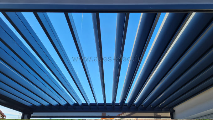 fonctionnement du toit de la pergola bioclimatique