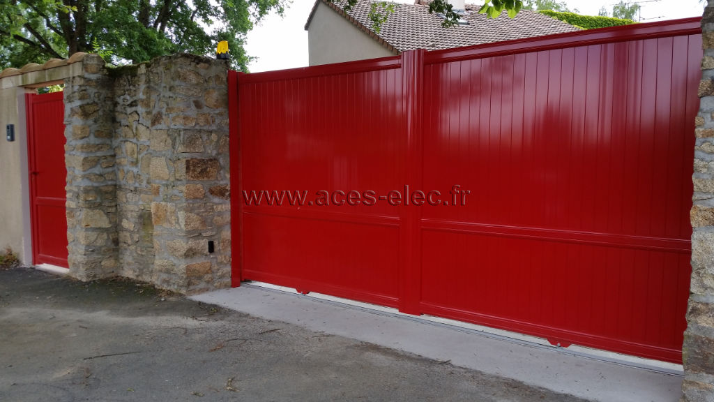 Installation Portail coulissant 4m motorisé à Bressuire