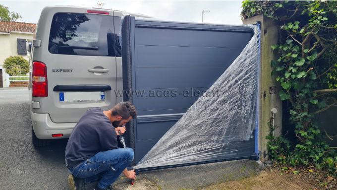 pose d'un portail battant à cholet