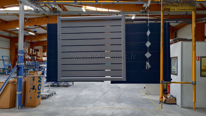 cloture et portail en sortie de four de cuisson