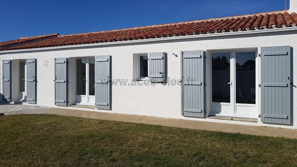 Installation de volet battant